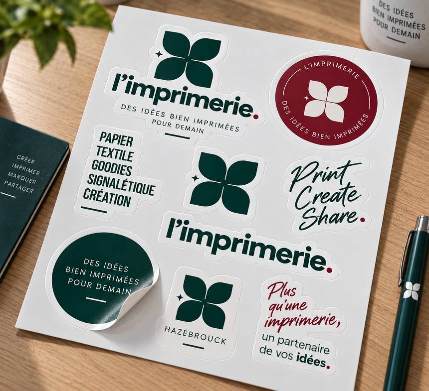 Stickers & magnets — Goodies imprimé par L'imprimerie à Hazebrouck