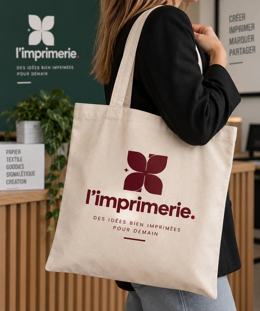 Tote bags — Textile imprimé par L'imprimerie à Hazebrouck